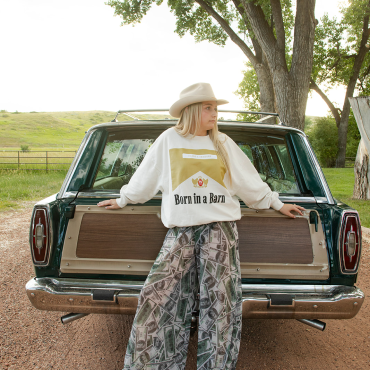 The Cream and Gold Barnboro Light Sweater