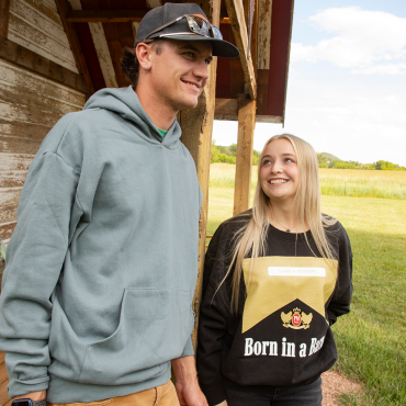 The Black and Gold Barnboro Light Sweater